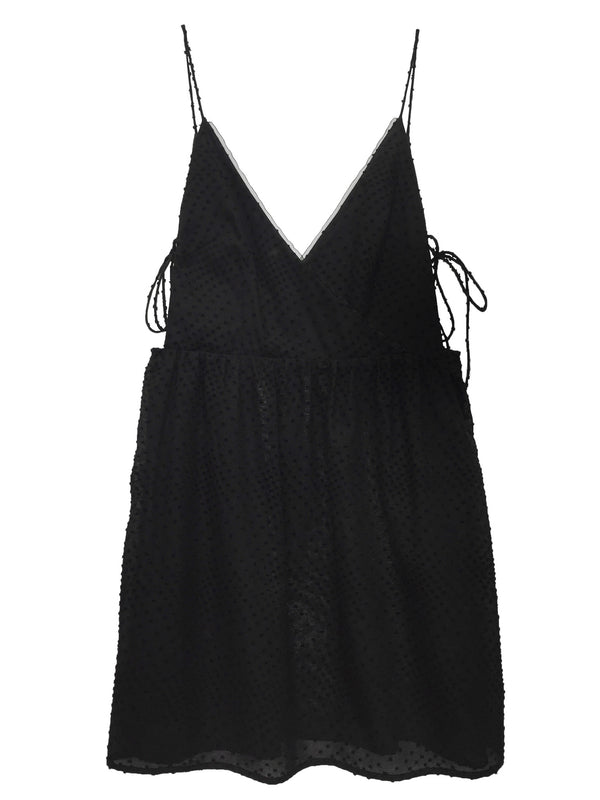 Mackenzie X-Front Dress in Black
