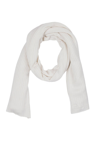 SARAH OVERSIZE SILK & CASHMERE SCARF - IVORY