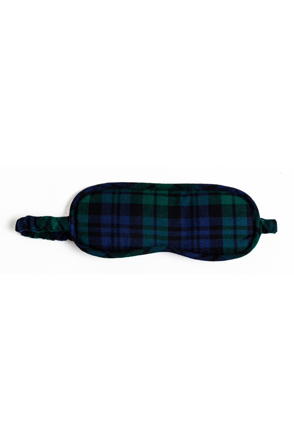 FLANNEL EYE MASK - BLACKWATCH