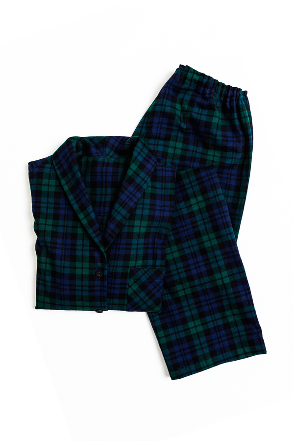 flannel blackwatch tartan pajamas