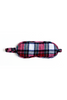 FLANNEL EYE MASK - RED TARTAN