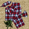 MATCHY-MATCHY SET - RED TARTAN